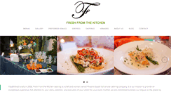 Desktop Screenshot of freshfromthekitchenllc.com